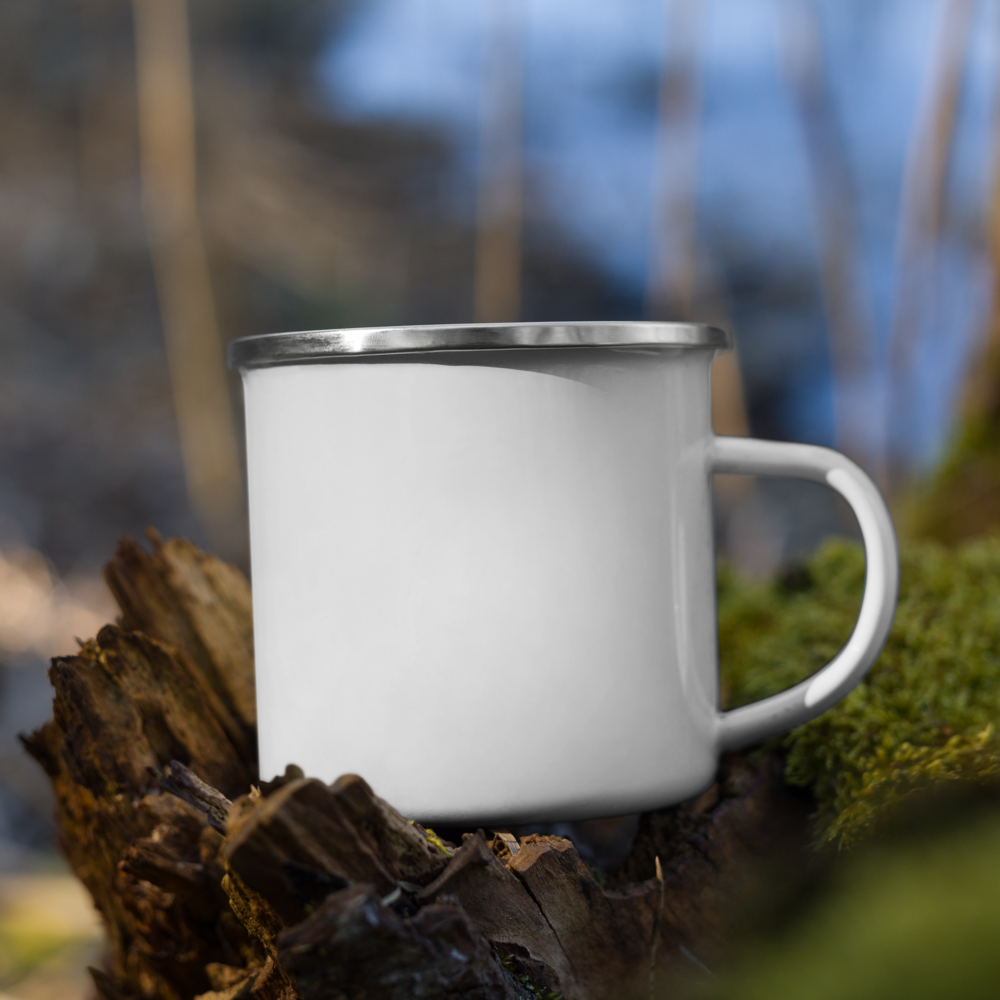 Caneca esmaltada personalizada