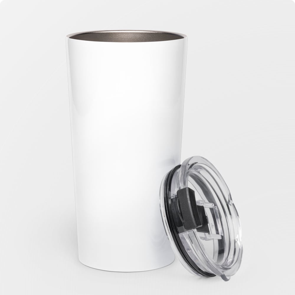 Copo de aço cônico tumbler