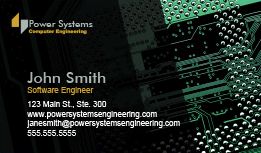 Sample Technology Business Card Design