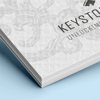 Visitenkarten aus Leinen