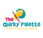 Quirky Palette Art Logo Design 