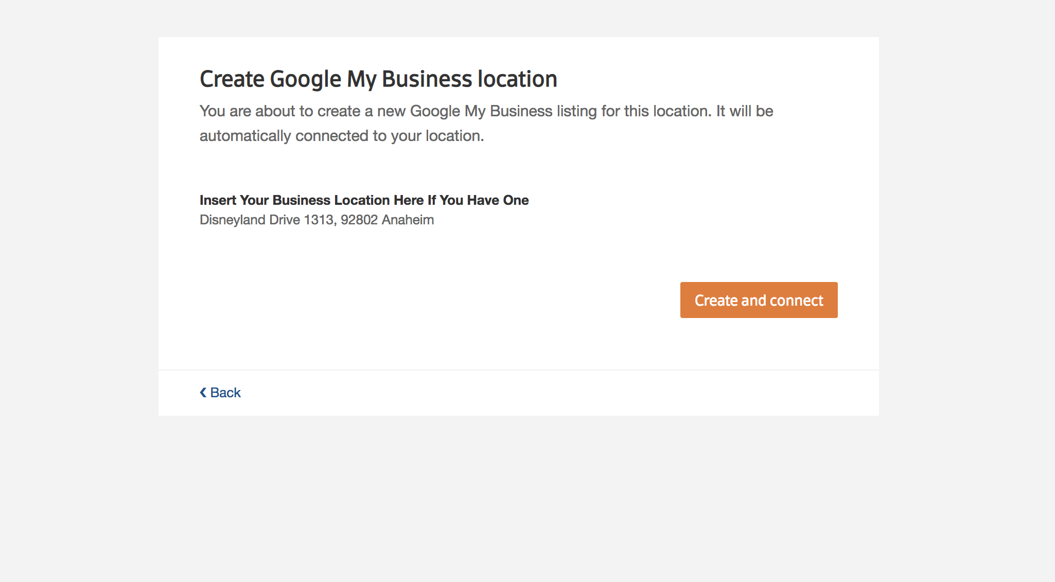 Display of Google Confirming Your Request to Access your online business listing information