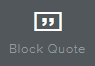 Website Builder Add Block Text Quotes Icon