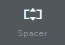 Website Builder Add a Page Spacer Icon