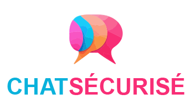 Design AI logo generator d’une bulle de dialogue colorée pour Secure Chat.