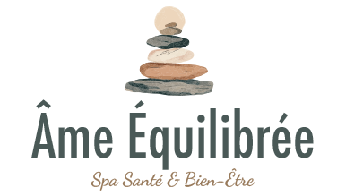 Design AI logo generator de trois pierres empilées pour Balanced Soul Health & Wellness Spa.
