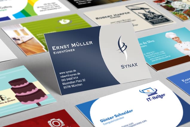 Visitenkarten-Beispiele
