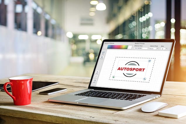 Crear un logotipo en una computadora portátil