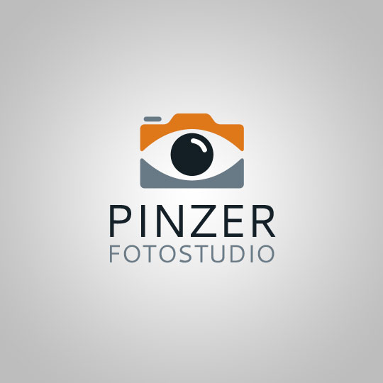 Kamera-Icon individuelles Logo Designbeispiel