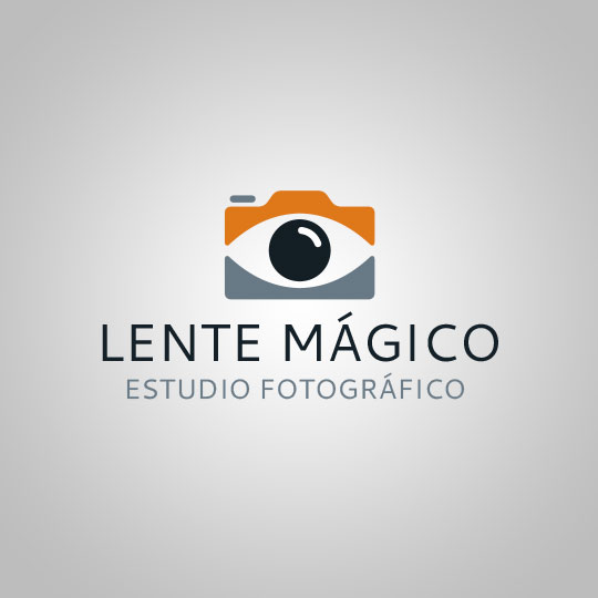 Ejemplo de diseño de logotipo personalizado de una cámara