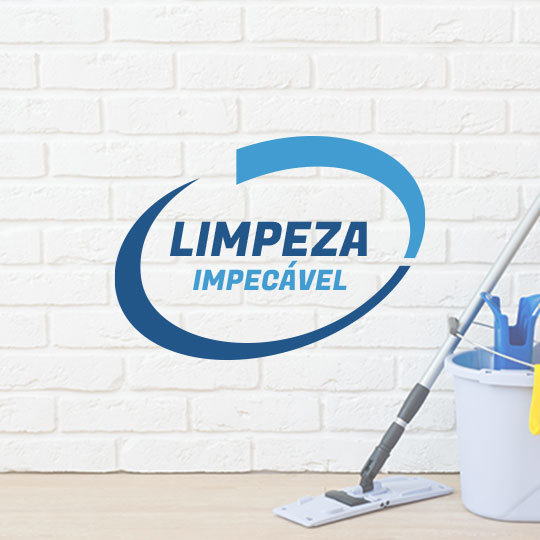 Exemplo de Design de Logotipo Customizado – Texto e Insígnia do Setor de Limpeza