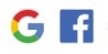 Logo Google et Facebook 